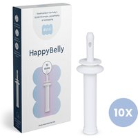 Dutsi - HappyBelly - Oplossing voor Darmkrampjes Baby & Buikkrampjes Baby - Gas Opluchting Buisjes met Veiligheidsstop - 100% Natuurlijk – 10-Pack