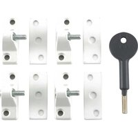Yale 8K118 Economy Window Lock White Pack of 4