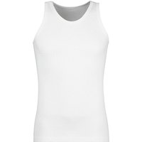 HUBER Trägershirt - Unterhemd  De Luxe (Weiß) weiss | L