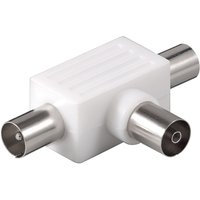 Goobay Antenne Splitter T-Adapter - 2 mannelijk / 1 vrouwelijk