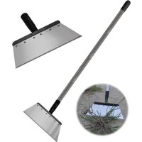 Multifunctional 54" Garden Shovel - Adjustable Handle Stainless Steel Tool for Weeding, Digging, Lawn Edging, Snow Removal