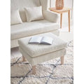 Trosa Ottoman - Mink Grey Opulent Cotton Velvet