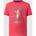 North Sails - T-shirt con stampaNorth SailsGeranium4