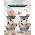 15W Fast Charging Magnetic Car Phone Mount: Strong Suction, Easy Snap-On Fit, Universal For iPhone & , Safe Navigation