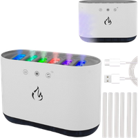 Luchtbevochtiger & Aromadiffuser met RGB LED-Verlichting â 900 ml