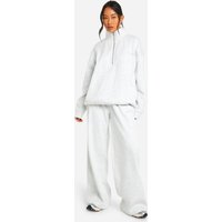 Pantalón Deportivo De Pernera Ancha Con Bordado Dsgn Studio, Gris