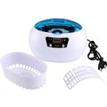Ultrasonic cleaning machine for home | Color: White blue | Style: EU
