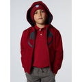 North Sails - Felpa hoodie con zip e maxi logoNorth SailsRed dahlia8