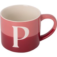 Tazza lettera P rosa 400 ml Blend Collection