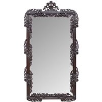 Casa Padrino Barock Spiegel / Wandspiegel Dunkelbraun 122 x H. 224 cm - Barockstil MÃ¶bel