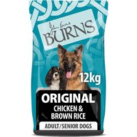 Burns Adult & Senior Original - Pollo & Riso integrale Crocchette per cane - 12 kg