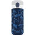 Die Kompakte isotherme Flasche - monbento MB Pop blau Ginkgo