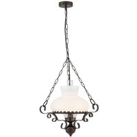 Searchlight 576RU Oil Lantern, Traditional Ceiling Pendant Light