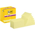Memoblok Post-it Z-Note S350 Super Sticky 76x127mm geel 12 stuks