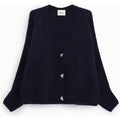 Cardigan mit V-Ausschnitt und Zierknöpfen