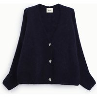 Cardigan mit V-Ausschnitt und Zierknöpfen