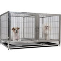 Groom-X Waiting Kennel Stainless