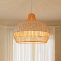 Dewlight-Handwoven White Rattan Light Pendant | Pendant Lamp Kitchen Island