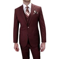 Statement Men's Outlet Wool 3-Piece Suit - Bright Hues