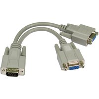 0.2m SVGA 1x M to 2x F Splitter Cable - DDC