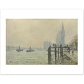 Claude Monet The Thames below Westminster Mini Print