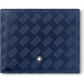 Carteira Montblanc Couro Bovino Azul 198063