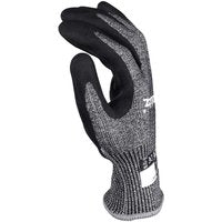 Makita Advanced FitKnit Cut Level 7 Nitrile Coated Dipped Gloves Black / Grey M Pack of 1