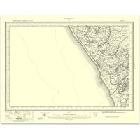 Ordnance Survey Gosforth 1896-1904 - Historical Reproduction Map - 1 Inch To 1 Mile 1:63 360 Scale