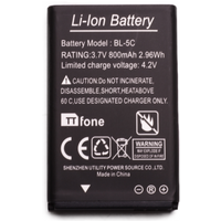 Original Battery TTBL5C for TT160/TT190/TT150/TT170/TT175/TT220/TT880 Basic Cheap Mobile
