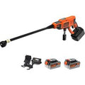 Black and Decker BCPC18 18v Cordless Pressure Washer 2 x 4ah Li-ion Battery Charger