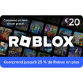 Carte Roblox 20 euros | Carte Robux | Carte Cadeau Roblox