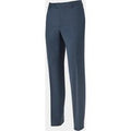 Men's Dark Blue Wool-Blend Tailored Suit Trousers - Size: 36" x 33"  - Savile Row Company
