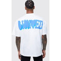 Camiseta Oversize Con Estampado En Relieve Limited, Cream
