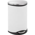Afvalbak EKO Shell Bin 50 liter Wit | 50 liter | Met pedaal | Gedempt deksel