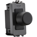 KnightsBridge 6A 1G 2-way Dummy Dimmer Module - Anthracite