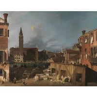 Canaletto, The Stonemason's Yard Print