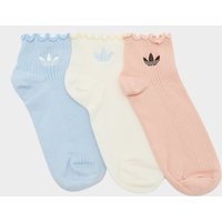 adidas Originals 3-Pack Ruffle Socks, vit