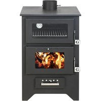 Holzofen mit 14,8 kW, 360m³, bis zu 150m² Heizraum