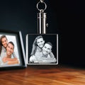 2D Memory Crystal™ - Keychain - Square-Medium