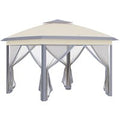 Outsunny 3.3 x 3.3M Pop Up Canopy