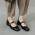 Chiko Xami Square Toe Block Heels Pumps
