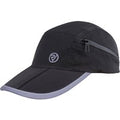 Reflective Breathable Black Running Cap