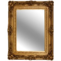 Casa Padrino Baroque Wall Mirror Gold Antique Look height 121 cm, width 90 cm - Edel & Sumptuously