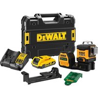 DeWalt DCE089 18v Self Levelling Cross Line GREEN Laser Level 1 x 2ah Li-ion Battery Charger Case