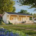 Palmako Sandra 7.5m x 4.8m Log Cabin Summerhouse (44mm)