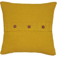 Joules Bedding, Moss Stitch Cushion, Yellow