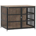 XL Heavy-Duty Anti-Chew Dog Crate with Single Door - Escape-Proof Furniture-Style Kennel | Wowcher