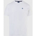 North Sails - T-shirt con patch logataNorth SailsWhite4XL