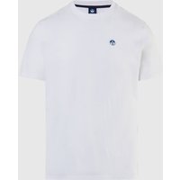 North Sails - T-shirt con patch logataNorth SailsWhite4XL