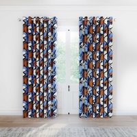 Helena Springfield Simply Scandi Otto Lined Curtains 66" x 90", Blue
